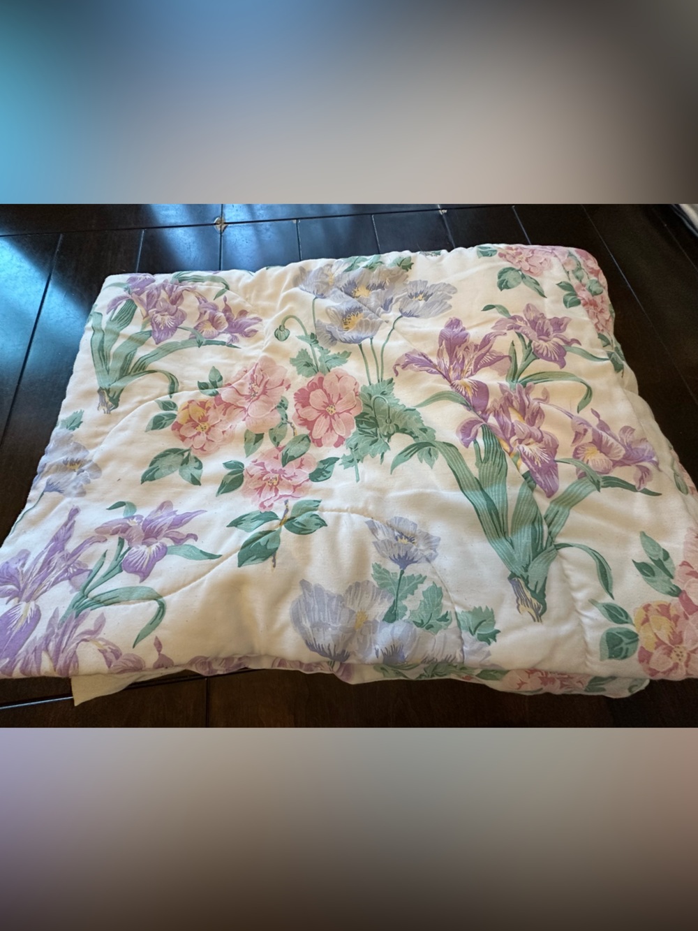 Vintage Twin Floral Comforter
